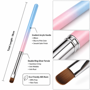 Kit de pinceaux pour nail art japonais, pinceaux pour dessin au gel UV, pinceaux multifonctions pour salon de manucure - Product Image 3