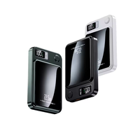 Banque d'alimentation magnétique sans fil ultra-mince 15W 5000mAh personnalisable avec logo, vente en gros d'usine, cadeau promotionnel