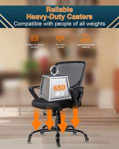 Klare Bürostuhl räder Ersatz gummi räder für Game Desk Universal <span class=keywords><strong>Fit</strong></span> 3-Zoll-Hochleistungs-Stuhlrolle, geräusch frei - Product Image 4