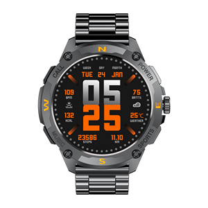 DF QW76 2025 Nuevo Reloj Inteligente GPS con Pantalla AMOLED Redonda, Monitoreo de Salud, Llamadas, Múltiples Modos Deportivos, Reloj Inteligente para Exteriores para Hombre - Product Image 4