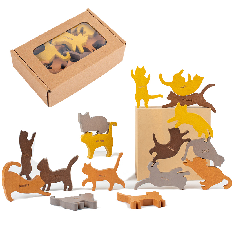 Montessori Educational Wooden DIY Toy Puzzle