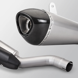 Pour Street Triple 765 <span class=keywords><strong>S</strong></span> R RS 2017 - 2022, modification du système d'échappement moto, silencieux en fibre de carbone - Product Image 6
