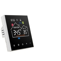 Chauffage par le sol WiFi à écran tactile, régulateur de température, chauffage électrique par le sol, chauffage par le sol à eau