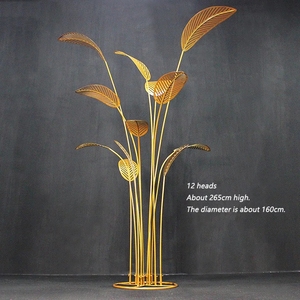 <span class=keywords><strong>Super</strong></span> Z Nuevos accesorios de boda Árbol de plátano dorado Adornos de decoración de escenario de boda de hierro forjado - Product Image 6