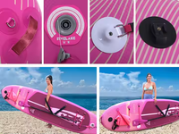 En stock planches de sup gonflables planches à pagaie planche à pagaie debout jeu d'eau surf accessoires standard Isup