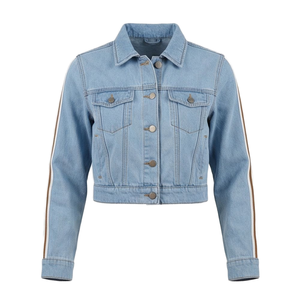 Chaquetas de mezclilla casuales para hombre al por mayor, lavadas, curtidas, de corte ajustado, ropa exterior, chaqueta de invierno térmica y transpirable - Product Image 1