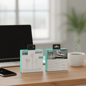 Audífonos S&N USB-C con Cable, Bajos Profundos, para Música - Product Image 3