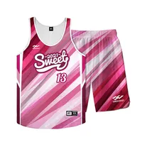 design light pink basketball jersey