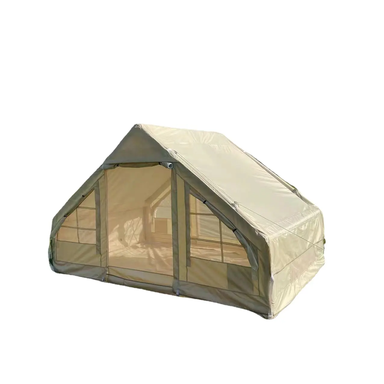 Lüks şişme çadır 4 kişi için geçerli aile kamp etkinlikleri kabin tipi şişme kamp çadırı
