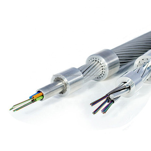 precio aéreo generales de alambre de tierra G652D G655 G655C varados 12 24 36 48 núcleo de Cable de fibra óptica OPGW Accesorios - Product Image 1