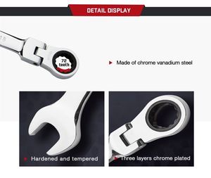 Clé à douille en acier au carbone 32 pièces en stock bricolage ensemble d'outils à main système de mesure métrique OEM Support personnalisé - Product Image 3