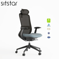 Vente en gros de mobilier de bureau pour employés commerciaux chaise pivotante confortable chaises de bureau ergonomiques en maille de luxe pour salle de réunion