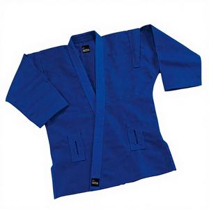 Vestes bleues Sambo - Entraînement de karaté 100% coton unisexe - Product Image 1