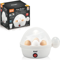 Cuiseur à œufs RAF 350W, cuisson à un bouton, en PP de qualité alimentaire, pour petit-déjeuner et cuisine domestique