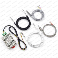 Sensor de Temperatura Lora IOT con Resistencia de Platino de 100 Ohmios PT100, Sonda Retráctil SS304, Cable TPE de 2M, RS485