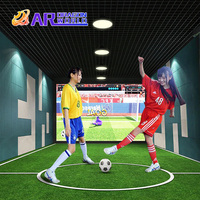 Simulateur de jeu de football AR interactif intérieur Équipement de formation de football virtuel intelligent Produits de football