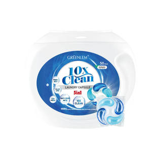 Cápsulas de Lavandería Greenlem 5 en 1, 100 Usos, Capacidad de Limpieza +72H, Fragancia Fresca y Duradera - Product Image 1