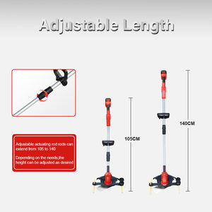 Electric 21V Brush Cutter 300W Telescopic Design Suitable for <b>Weeds</b> and Small Bushes Cordless Trimmer - Product Image 3
