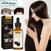 Produits de coloration des cheveux SOUTH MOON, cheveux blancs et gris en noir, sérum nourrissant pour la coloration des cheveux naturel au Ganoderma