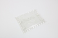 Pochette en PVC transparente de haute qualité, personnalisable, étanche, pour cosmétiques, cadeaux, avec bouton-pression