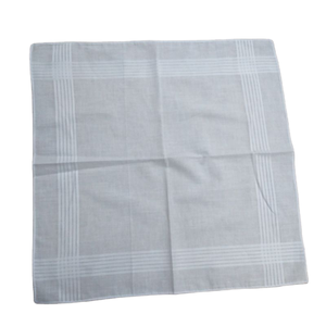 <span class=keywords><strong>Pañuelos</strong></span> de Satén 100% Algodón <span class=keywords><strong>para</strong></span> <span class=keywords><strong>Hombre</strong></span>, Tamaño Personalizado, Estilo a Rayas, Pañuelo de Bolsillo Completamente Blanco de Alta Calidad - Product Image 3