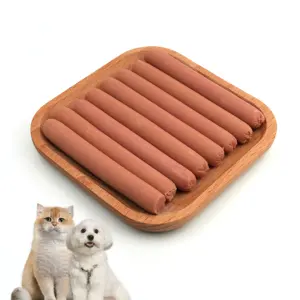 Meilleur prix Poulet Canard Boeuf Saveur Gâteries Pour Animaux Jambon Saucisse Pour Chien Chat Formation Récompense Collations