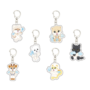 Vente en gros Spot : Porte-clés et pendentif de sac en acrylique anti-UV, version Q, motif dessin animé hivernal, accessoires de souvenir tendance, Star Periphery - Product Image 1