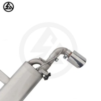 Échappement CSZ pour Volkswagen/VW Scirocco R 2.0T mise à niveau des performances ss304 silencieux échappement à soupape catback