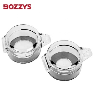 Dispositifs de verrouillage de sécurité à bouton-poussoir d'urgence industriels BOZZYS, couvercles transparents de verrouillage de sécurité, 1 pièce en plastique BD-D52 CN;ZHE - Product Image 2