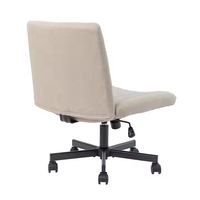 Chaise de bureau pivotante inclinable sans accoudoir Chaise de bureau Chaise de loisirs moderne