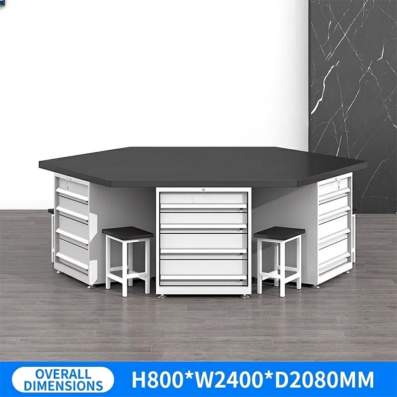 Plateau de bureau en tôle d'acier