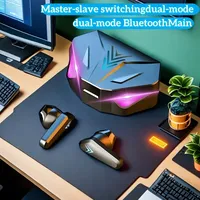 Auriculares Inalámbricos X15 TWS con Bluetooth, Pantalla LED, Auriculares para Videojuegos con Micrófono, Auriculares Inalámbricos con Cancelación de Ruido