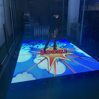 P3.91 Écran de sol LED durable super résistant pour jeux pour enfants Magasin de détail Centre commercial pour affichage de bienvenue en libre-service