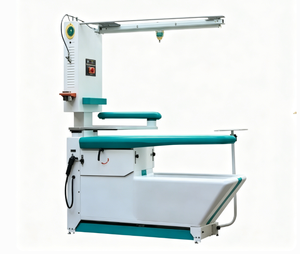 Table à <span class=keywords><strong>repasser</strong></span> professionnelle à aspiration et soufflage avec générateur de vapeur intégré, moteur silencieux, station de dégraissage pour nettoyage à sec et blanchisserie - Product Image 1