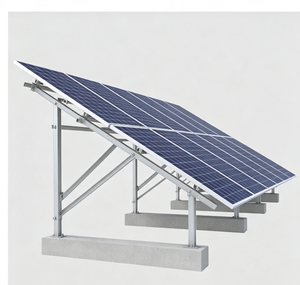 PiPe GL-1078 Solar Panel Mounting Bracket Hot-Dip Galvanized Steel Roof Truss <b>Frame</b> Structure 21 Wind/Snow Load Solar System - Product Image 6