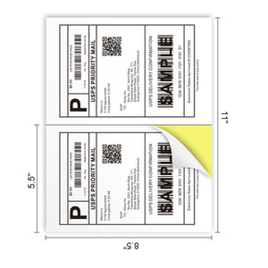 <span class=keywords><strong>Etichette</strong></span> Adesive per Spedizioni Formato <span class=keywords><strong>A4</strong></span>, 2 <span class=keywords><strong>Etichette</strong></span> per <span class=keywords><strong>Foglio</strong></span>, per Stampanti Laser e Inkjet, <span class=keywords><strong>Etichette</strong></span> Indirizzo Stampabili - Product Image 1
