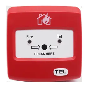 Punto de llamada manual direccionable Accesorio de sistema de alarma contra incendios direccionable Punto de llamada manual contra incendios con precio de fábrica