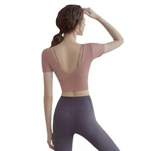 Ventes en gros personnalisées de haute qualité pour ensembles de soutien-gorge de sport réversible 2 pièces, taille plus, hauts de soutien-gorge de sport, pantalons de levage des fesses, leggings de fitness, salle de sport - Product Image 3