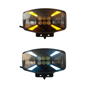 อะไหล่ระบบไฟรถบรรทุกคุณภาพสูง ไฟสปอร์ตไลท์ LED สีขาวและสีเหลือง 24V 10 นิ้ว สำหรับรถบรรทุกทั่วไป - Product Image 1