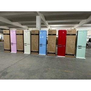 Refrigerador Retro Ava Bcd-350va Negro 285L con Descongelación Automática y Compresor para Uso Doméstico - Product Image 3