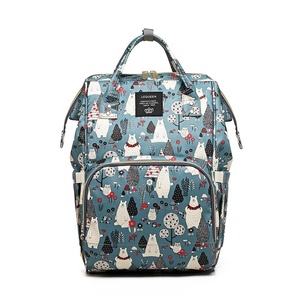 <span class=keywords><strong>2020</strong></span> d'ours de bande dessinée Imperméable À L'eau <span class=keywords><strong>Momie</strong></span> Maternité Sac À Langer mère sac à dos à couches - Product Image 2