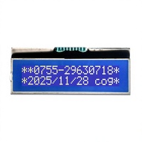 MJ1602 COG Merek Maijing Pabrik Shenzhen Kustom STN LCD1602 LED Backlight Resolusi 16x2 Kecerahan 300cd/m SMD SPI ST7032