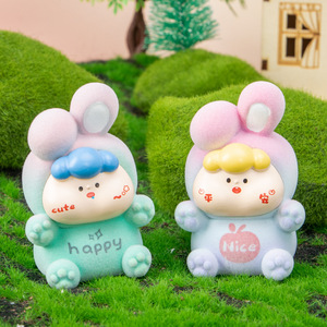 Yu Mo Craft - Juego de 6 Figuras de Resina Coleccionables Dudu Baby Flocked en Caja Sorpresa, Regalo para Niños - Product Image 2