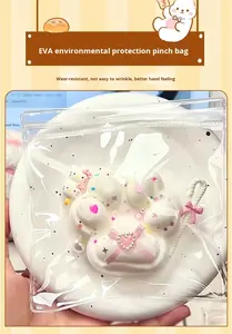 Silikon-DIY-Materialset für Unisex Handgemachte Katzenpfoten Langsam Rückfedernde Stressabbau-Küchen- und Lebensmittelspielzeuge mit Klebstoff-Gussformen - Product Image 5