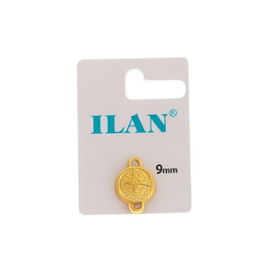 Cierre magnético Ilan de 9 mm chapado en oro para pulseras y collares - Product Image 2