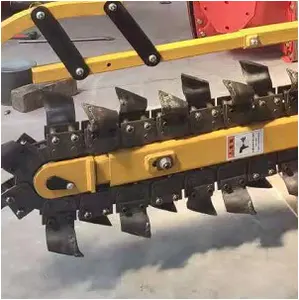 Mesin trencher chain trencher mini kualitas tinggi ditchcher walk back trencher untuk dijual