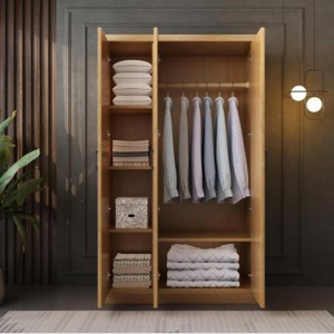 เฟอร์นิเจอร์ห้องนอนสไตล์โมเดิร์น ตู้เสื้อผ้าไม้ ตู้เก็บเสื้อผ้า - Product Image 5