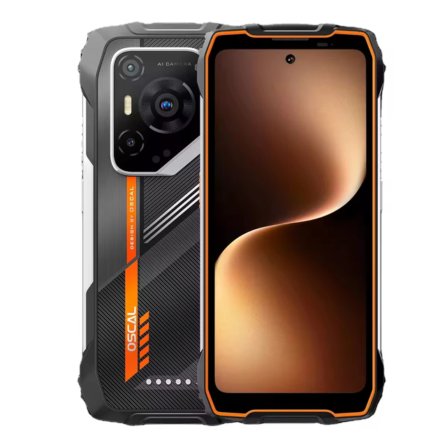 Blackview OSCAL PILOT 3 5G AI Rugged Smartphone New 6.78\" 2.4K Display 120Hz 12GB 256GB MTK 6300 Octa Core LTE 7500Amh Phones