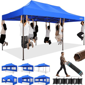 Carpa 3x4,5 portátil al aire libre plegable Gazebo pérgola techo tienda de exposición <span class=keywords><strong>con</strong></span> dosel de ventana para ferias comerciales - Product Image 3