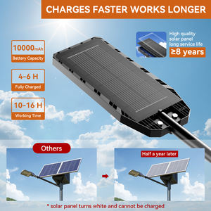 Уличный фонарь на солнечной батарее с датчиком движения, 330 светодиодов, водонепроницаемый, энергосберегающий, для наружного освещения, 1 шт. (склад в США) - Product Image 4